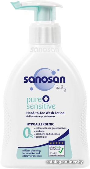 

Средство для купания Sanosan Pure Sensitive 2 в 1 200 мл 89650