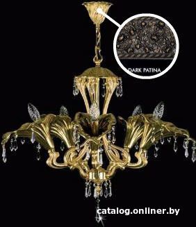 

Подвесная люстра ArtGlass Kala V. Dark Patina Ce