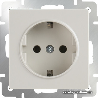 

Розетка Werkel WL03-SKGS-01-IP44 (слоновая кость)