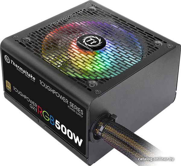 

Блок питания Thermaltake Toughpower GX1 RGB 500W Gold TP-500AH2NKG