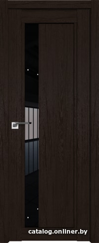 

Межкомнатная дверь ProfilDoors 2.71XN 90x200 (дарк браун/стекло черный триплекс)