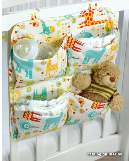 

Постельное белье Amarobaby Smart Holder Жирафики AMARO-64SmH-G (желтый/голубой)