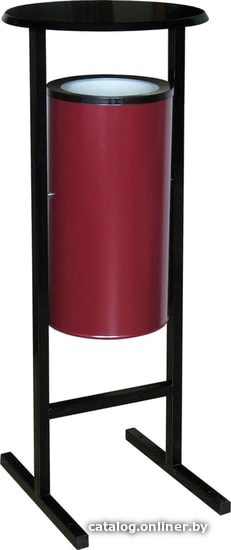 

Уличная урна Титан Мета СЛ-250 (бордовый)