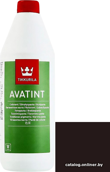 

Колеровочная краска Tikkurila Avatint 1 л (CH, carbon high)
