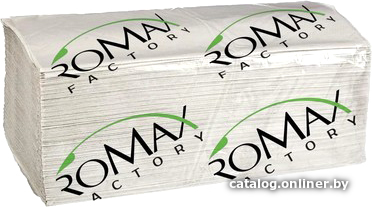 

Бумажные полотенца Romax серые (200 листов)