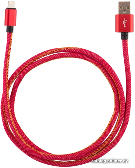 

Кабель Energy ET-04 USB Type-A - Lightning (1 м, красный)