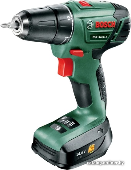 

Дрель-шуруповерт Bosch PSR 1440 LI-2 06039A300D (с 2-мя АКБ)