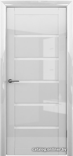 

Межкомнатная дверь Albero Вена GL 80x200 (белый глянец, стекло белое)