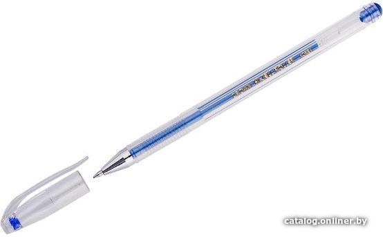 

Ручка гелевая Crown Hi-Jell Metallic HJR-500GSM (синий металлик)