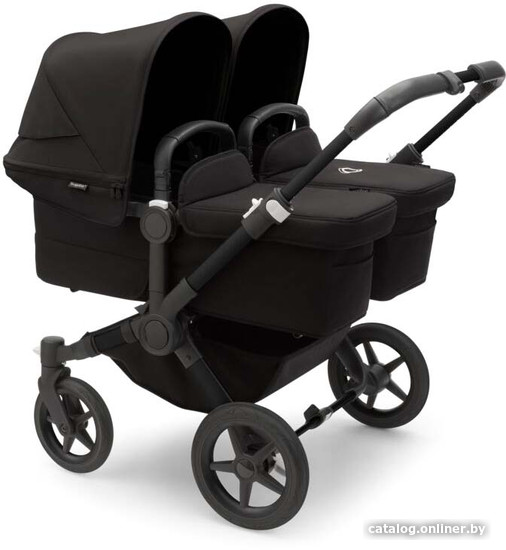 

Универсальная коляска Bugaboo Donkey 5 Twin (Black/Black/Midnight Black)