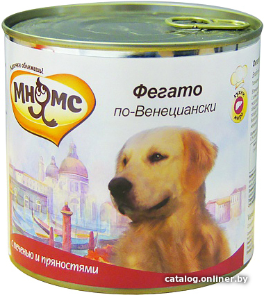

Консервированный корм для собак Мнямс Фегато по-Венециански 600 г