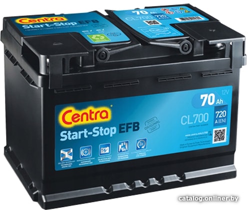 

Автомобильный аккумулятор Centra Start-Stop EFB CL700 (70 А·ч)