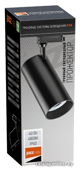 

Трековый светильник JAZZway PTR 0740 40W 4000K 24 град чёрный