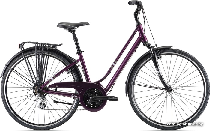 

Велосипед Giant Liv Flourish FS 2 S 2021 (фиолетовый)