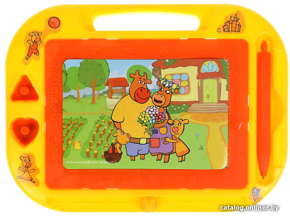 

Доска для рисования Играем вместе Оранжевая корова B1515226-OC