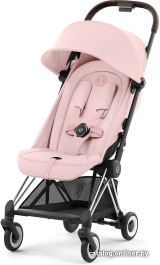 

Коляска прогулочная «книга» Cybex Coya (peach pink/chrome frame)