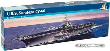 

Сборная модель Italeri 5520 Американский авианосец U.S.S. Saratoga CV-60