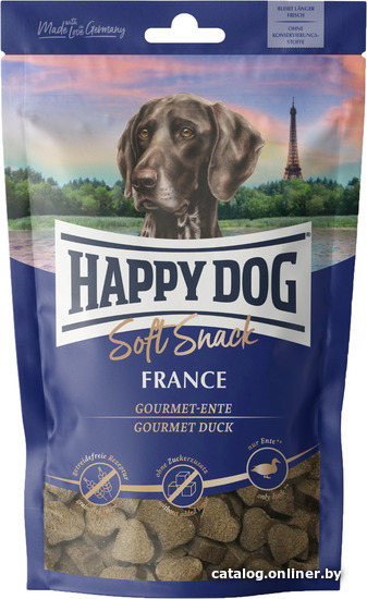 

Лакомство для собак Happy Dog Soft Snack France Gourmet Duck 100 г