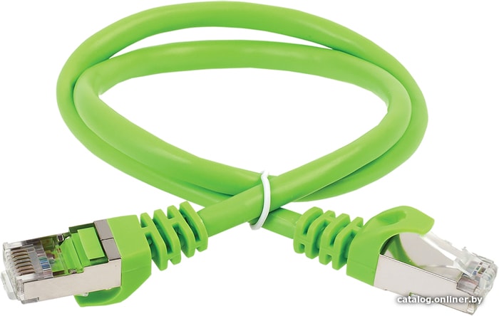 

Кабель ITK RJ45 - RJ45 PC02-C5EF-1M5 (1.5 м, зелёный)