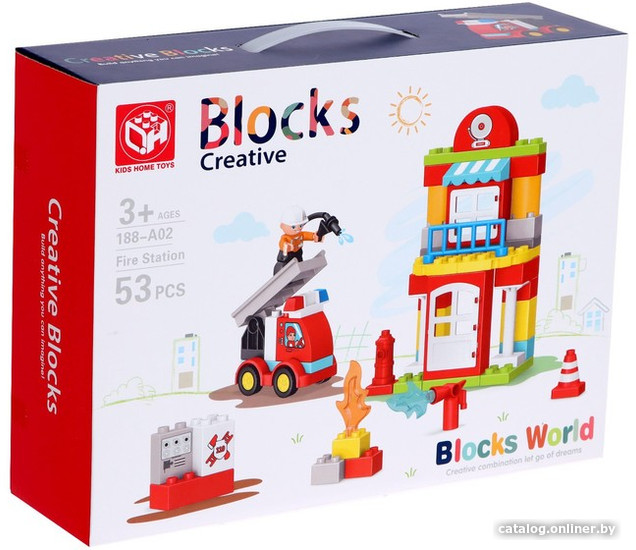 

Конструктор Kids Home Toys Пожарная станция 188-A02 7120610