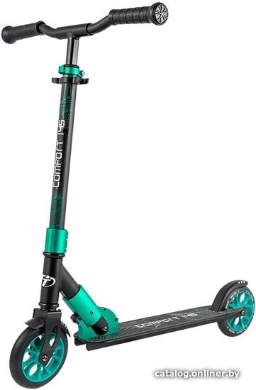 

Двухколесный подростковый самокат Tech Team Comfort 145R 2020 (черный/зеленый)