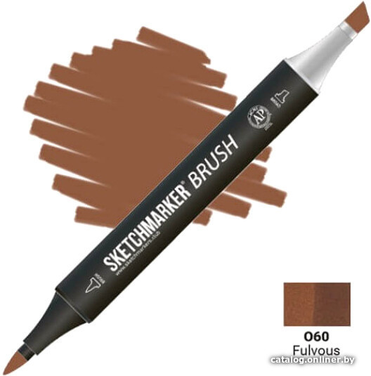 

Маркер художественный Sketchmarker Brush Двусторонний O60 SMB-O60 (бурый)
