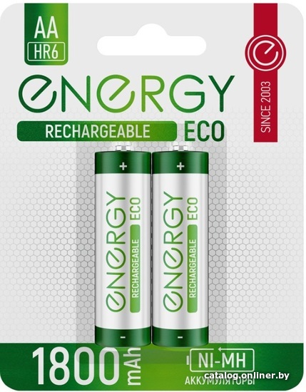 

Аккумулятор Energy Eco NIMH-1800-HR6/2B АА 104988