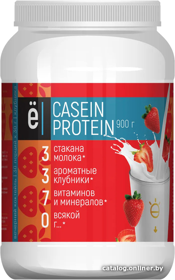 

Протеин Yobaton Caseine protein (900 г, клубника)