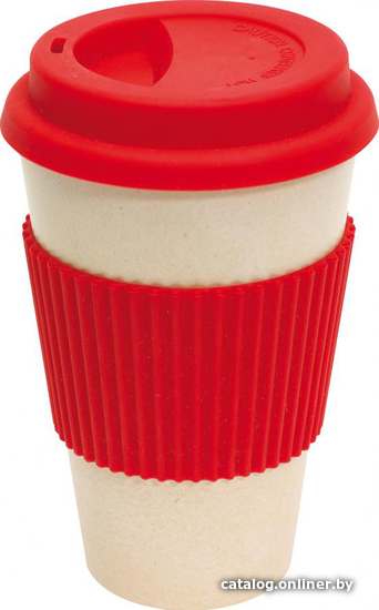 

Многоразовый стакан Inspirion Geo Cup 56-0304187 400 мл (белый/красный)
