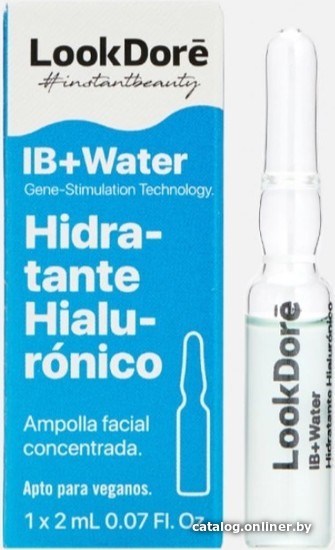 

LookDore Сыворотка для лица IB+ Water Ampoules Moisturising Hyaluronic Концентрированная 2 мл