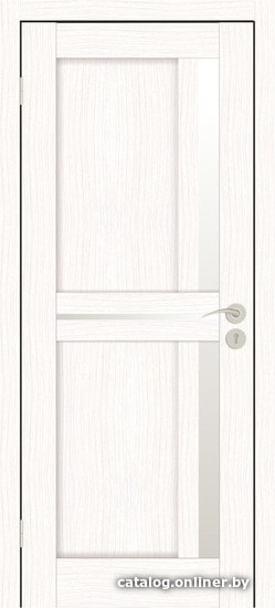 

Межкомнатная дверь IstokDoors Микс-3 ДЧ 90x200 (бьянко/светлое стекло)