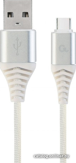 

Кабель Gembird CC-USB2B-AMCM-2M-BW2 USB Type-A - USB type-C (2 м, белый)