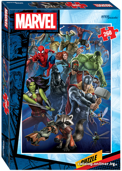 

Пазл Step Puzzle Marvel new 95113 (260 эл)
