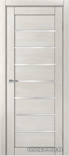 

Межкомнатная дверь MDF-Techno Dominika Shale 113 80x200 (дуб шале снежный, лакобель белый)