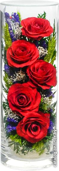 

Цветы, букеты Natural Flower Products Композиция из красных роз JSY
