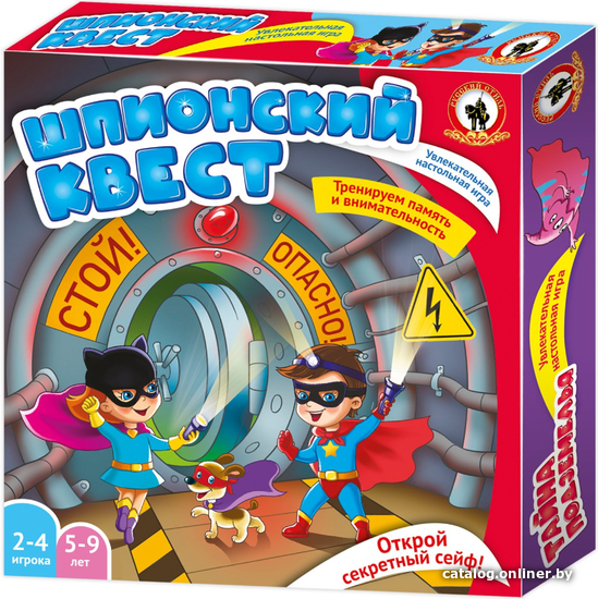 

Настольная игра Русский стиль Шпионский квест 02056