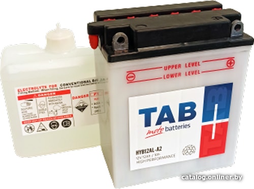

Мотоциклетный аккумулятор TAB YB12AL-A (12 А·ч)