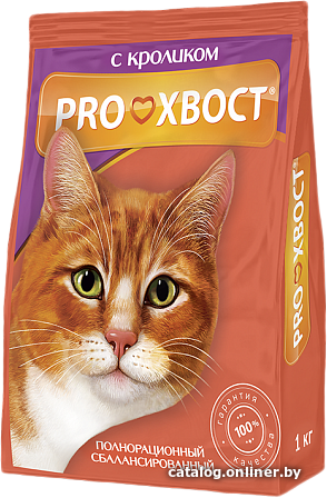 

Сухой корм для кошек Proхвост с кроликом 1 кг