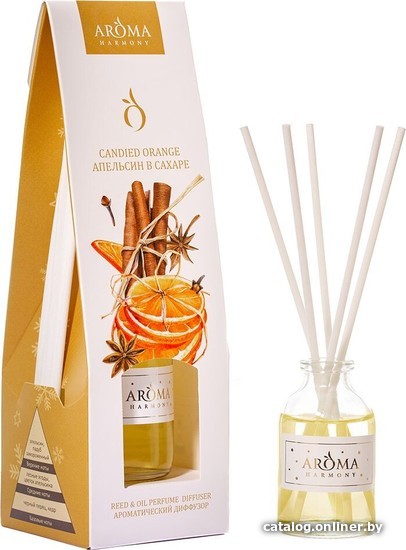 

Аромадиффузор Aroma Harmony Апельсин в сахаре (45 мл)