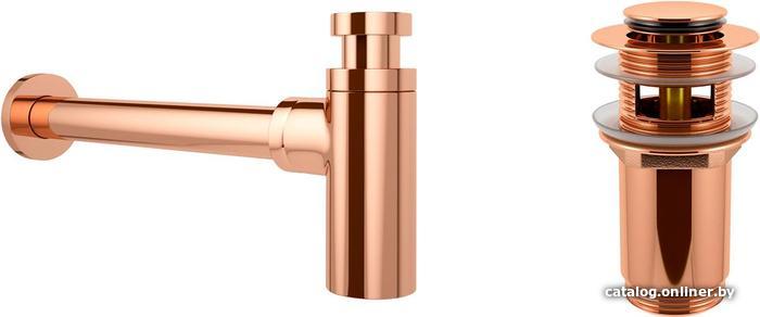 

Сифон Wellsee Drainage System 182107001 (сифон, донный клапан, розовое золото)