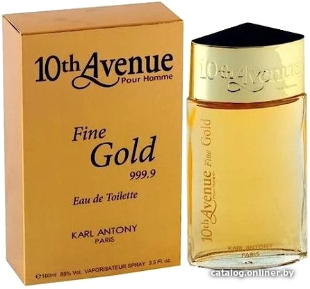 

Туалетная вода Jean Jacques Vivier 10th Avenue Fine Gold Men EdT (100 мл)