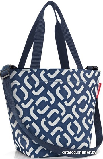 

Сумка шоппер Reisenthel Shopper XS ZR4073 Signature Navy (синий/белый)