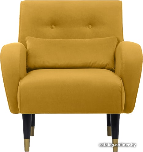 

Интерьерное кресло Divan Риль Velvet Mustard (велюр ultra mustard, желтый)