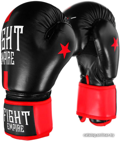 

Тренировочные перчатки Fight Empire 4153957 (10 oz, черный/красный)