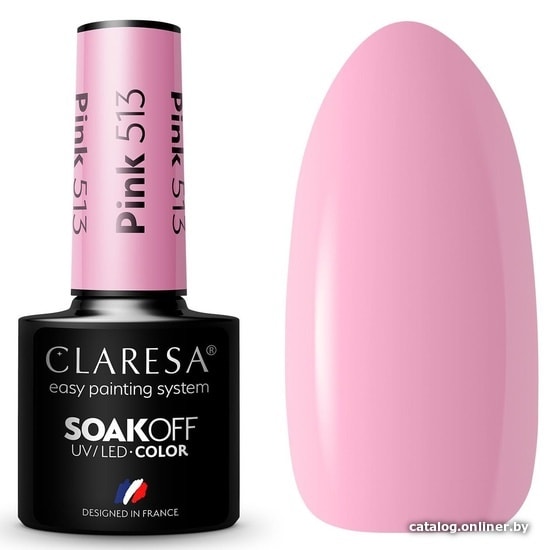 

Гель-лак Claresa Hybrid Pink 513 5 мл