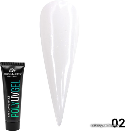 

Полигель Global Fashion Polygel with shimmer (тон 02) 30 г