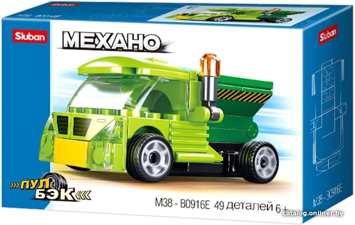 

Конструктор Sluban инерционный PowerBricks. Грузовик M38-B0916E