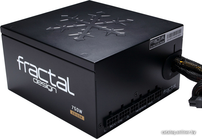 

Блок питания Fractal Design Edison M 750W (FD-PSU-ED1B-750W)