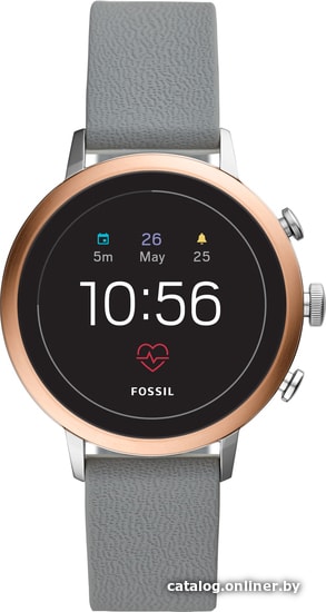 

Умные часы Fossil Gen 4 Venture HR (серый силикон)