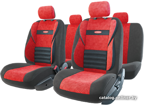 

Комплект чехлов для сидений Autoprofi Comfort Combo CMB-1105 (черный/красный)